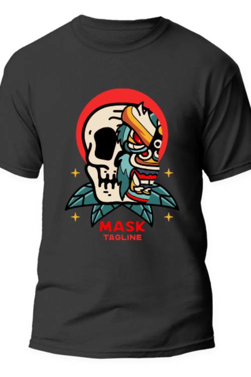 Skull Masks Mens Tshirt