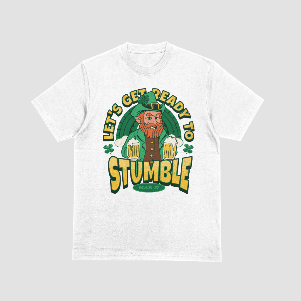 Personalized St Patrick's day T-shirt get ready to stumble - Image 2