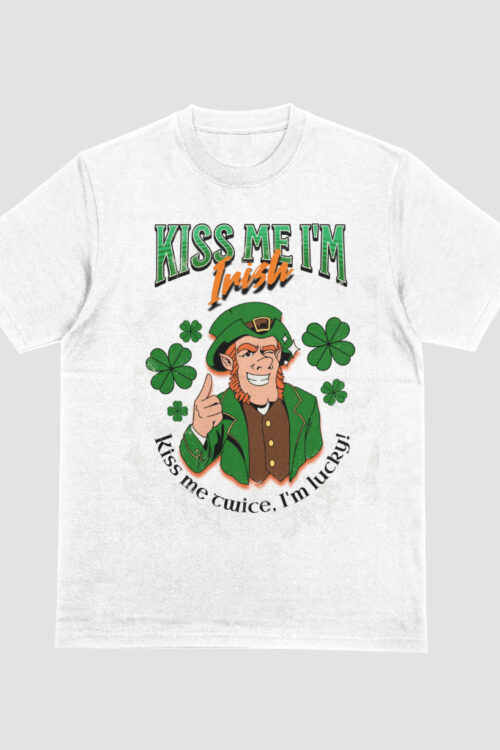 Kiss me I’m Irish T-shirt Bootleg tee Proud Irish Tee