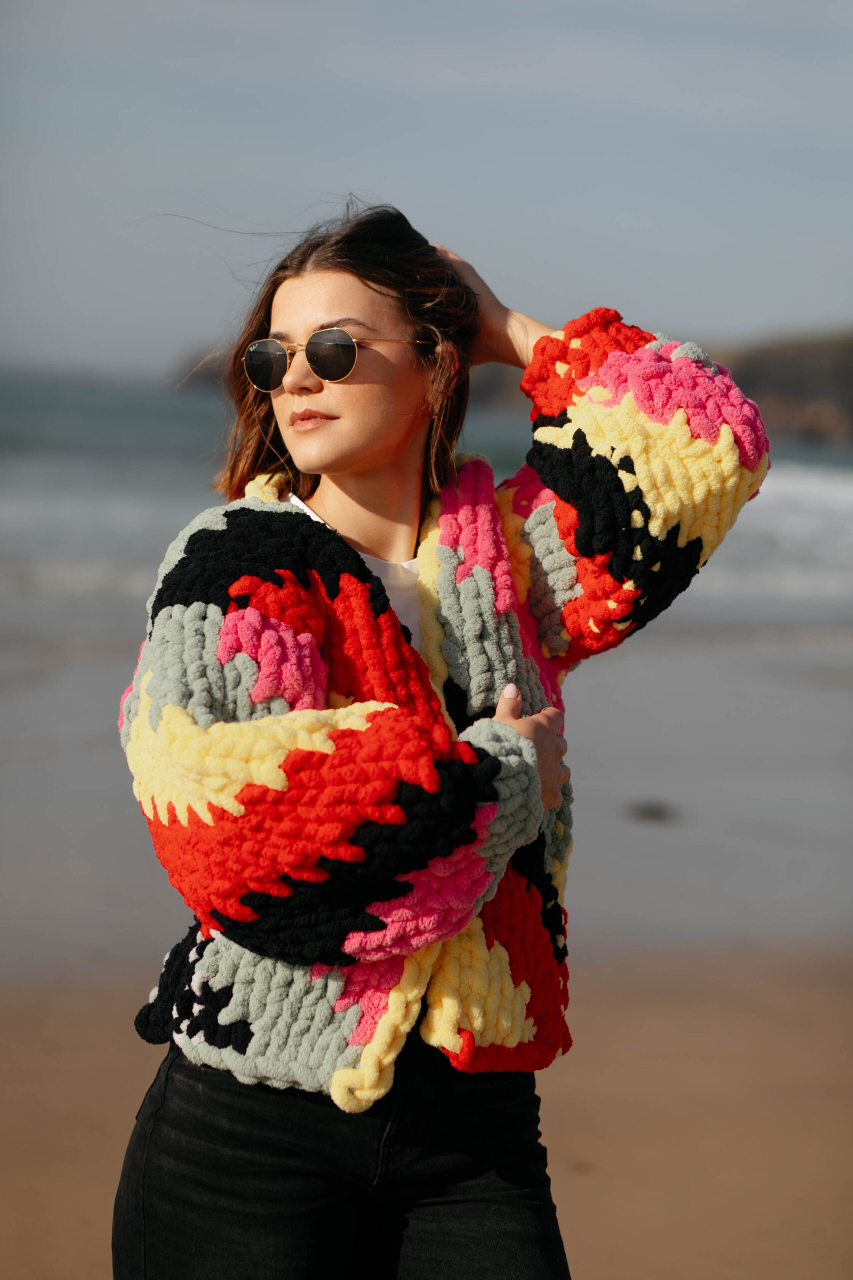 Warm Hand-Knitted Cardigan