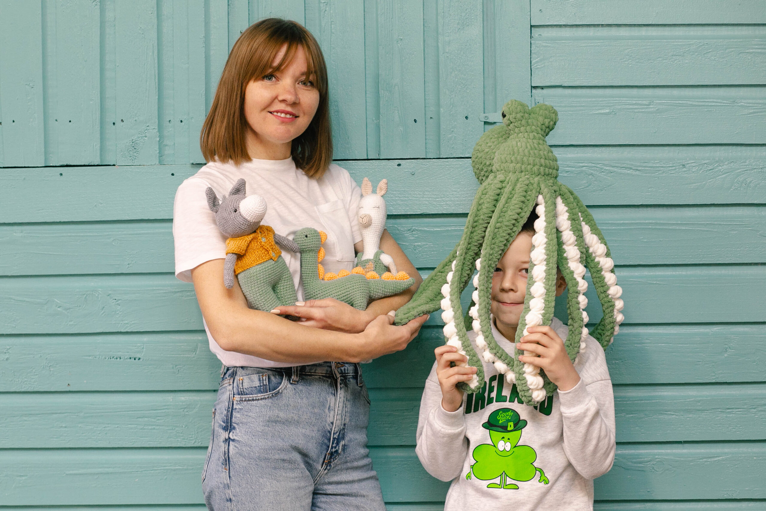 Ollie Green Octopus - Image 2