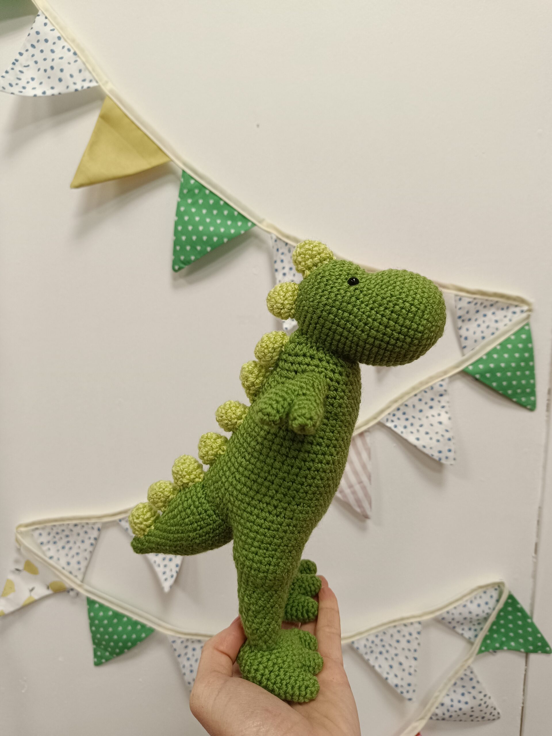 Handmade Crochet Dinosaur
