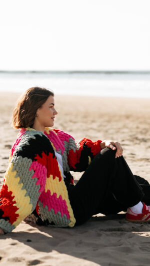 Warm Hand-Knitted Cardigan