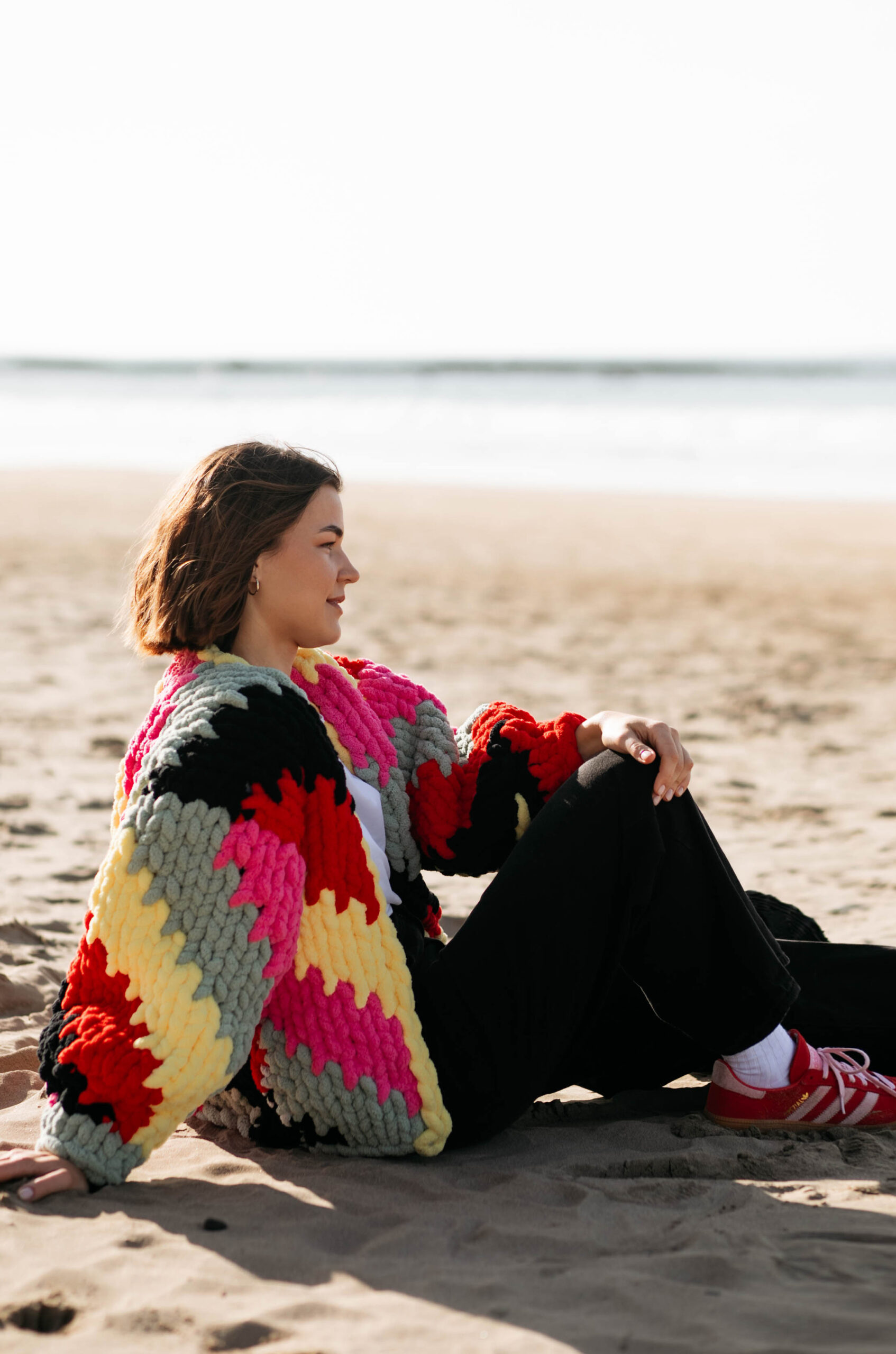Warm Hand-Knitted Cardigan - Image 2