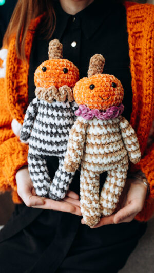 Adorable Hand-Crocheted Mr.Pumpkin